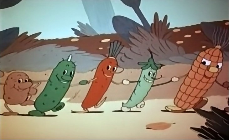 Весёлый огород (Союзмультфильм, 1947 г.) Советский мультфильм для детей.Смотрите этот мультфильм производства СССР в хорошем качестве онлайн.